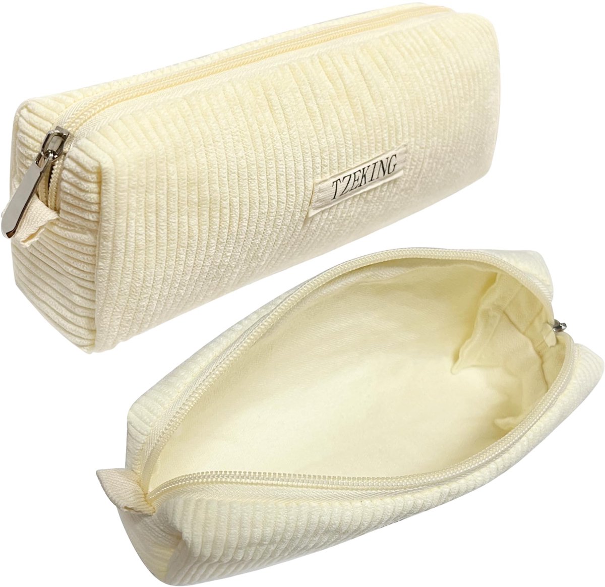 Pennenetui Ribstof - Corduroy Etui voor Meisjes, Tieners & Volwassenen
