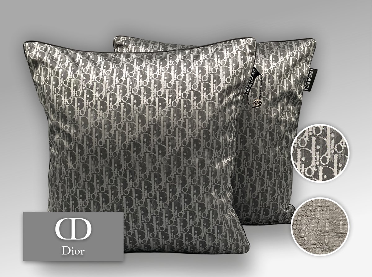 Dior Paris - Kwaliteits sierkussen gemaakt van originele Dior stof - Toile