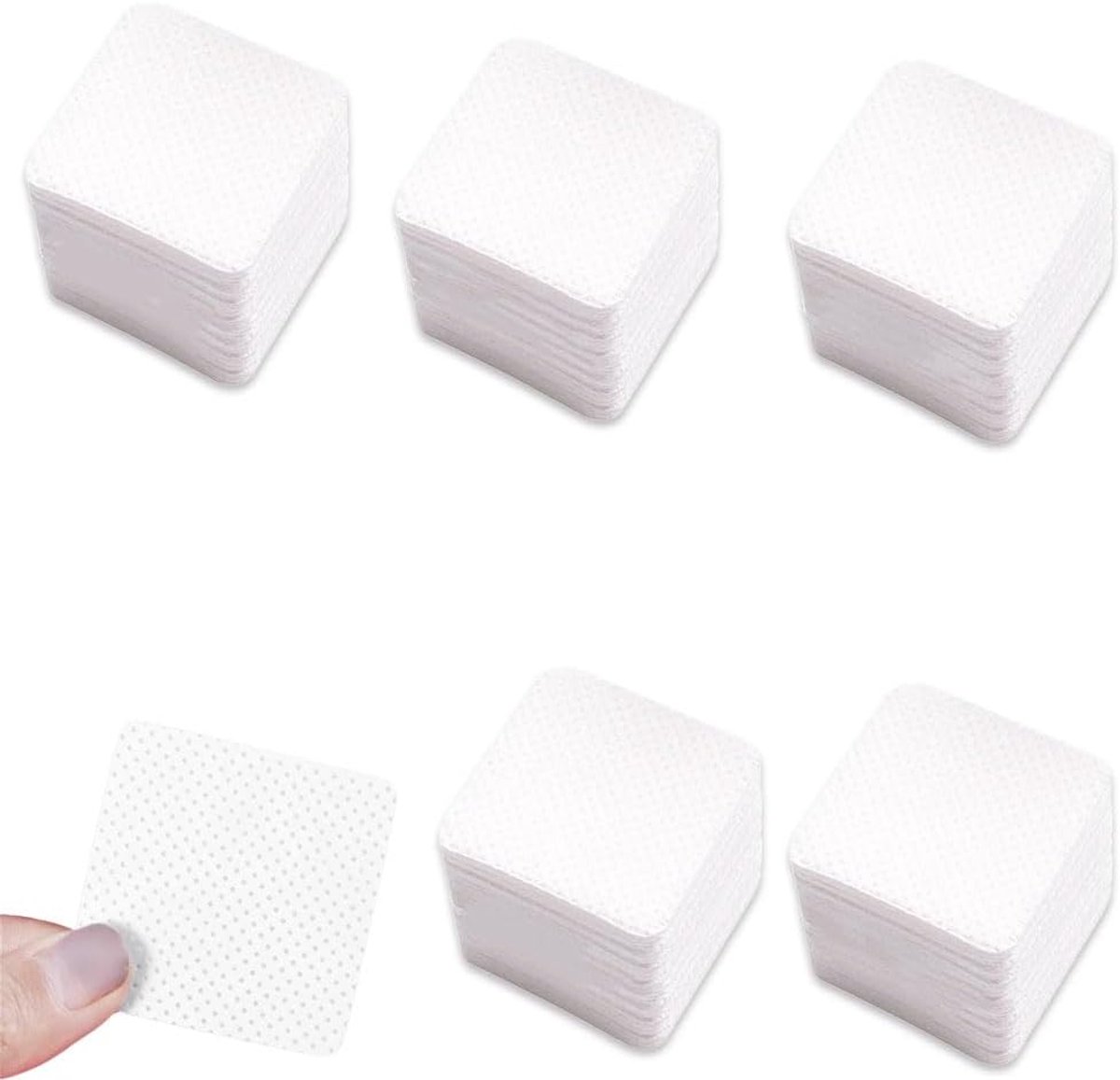 540 stuks pluisvrije nageldoeken - nagellakverwijderpads - pluisvrije nagelwattenpads - nageldoekjes voor cleaner - gelnagels - nagellakverwijderaar - wattenpads - nageldoekpads - manicure accessoires