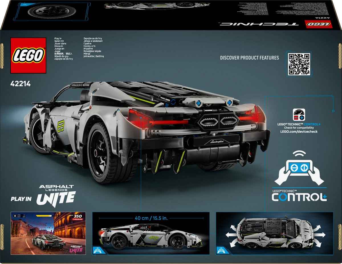 LEGO® Technic Lamborghini Revuelto Supersportwagen - 42214 — afbeelding 14