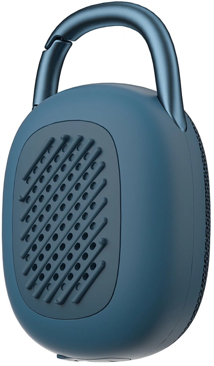 WiWU Bluetooth speaker - Clip Fun H3 - draagbaar - IPX5 - TWS - microSD - Blauw van WiWu — afbeelding 4
