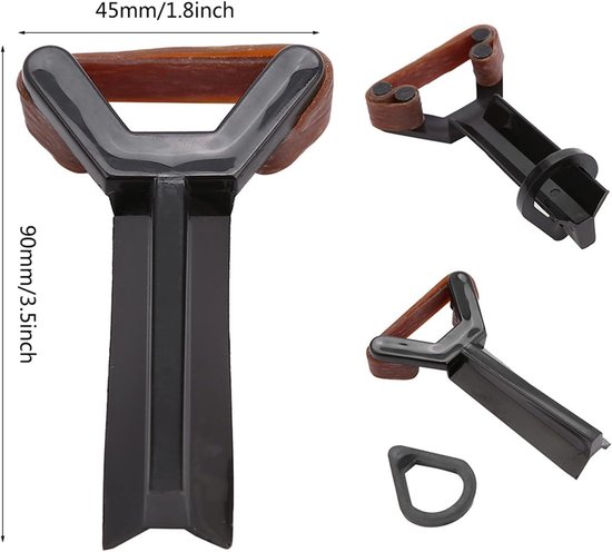 Allecto Plus - Poolkeus Tipklem Y-vormig voor 9 Ballen - Keus Tip Clip Klembevestiging - Handig Vormgereedschap voor Biljarttip - Pool Biljart Accessoire van Allecto plus — afbeelding 4