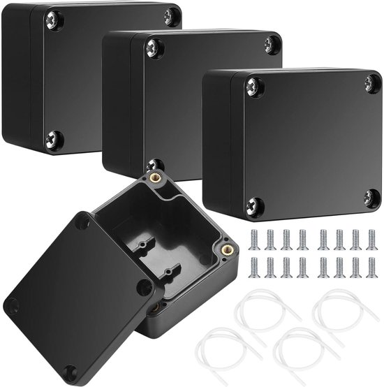 Waterdichte elektrische kast, elektronische behuizing, IP65 waterdicht met vergrendeling, ABS