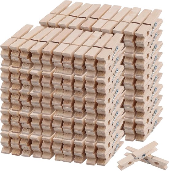 Decoratieve mini knijpers | Houten