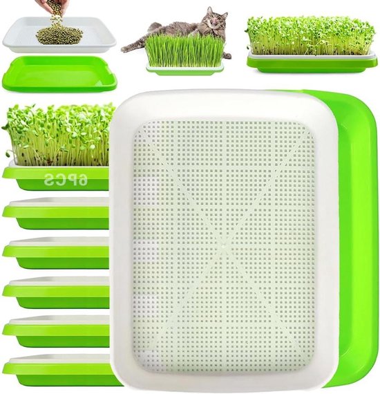 Automatisch kiemapparaat, kiemschaal voor kiemen, kiemschaal voor kiemen, zaden voor kiemzaden zoals alfalfa, mungbonen, radijsjes, kikkererwten en lenzen Automatisch kiemapparaat, kiemschaal voor kiemen, kiemschaal voor kiemen, zaden voor kiemzaden zoals alfalfa, mungbonen, radijsjes, kikkererwten en lenzen