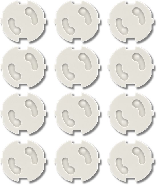 Monii – Stopcontactbeveiliging – 12 Stuks – Baby- & Kinderbeveiliging – Nederlandse Stopcontacten – Stopcontactbeschermers