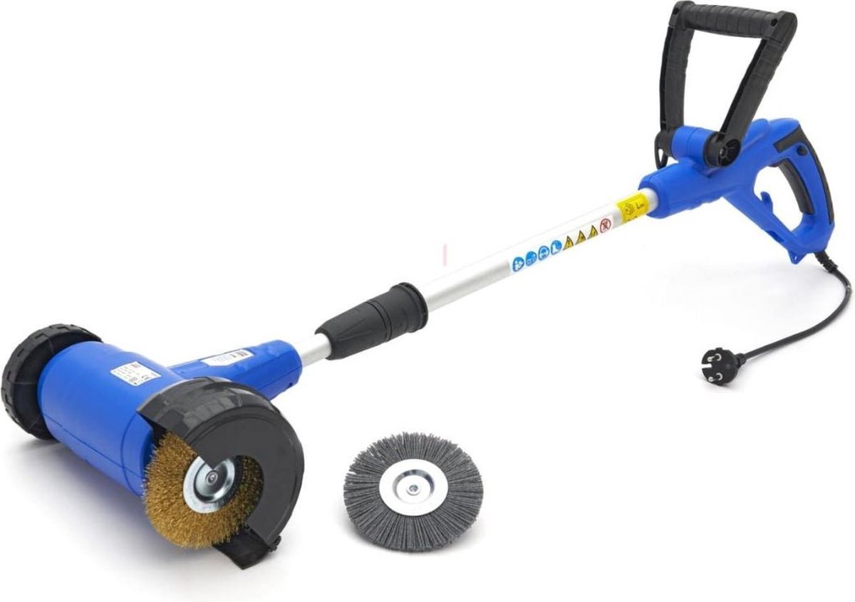Thuys – Onkruidborstel Electrisch – Bosmaaier – Onkruidverwijderaar – 10 x 5 x 5cm – Blauw