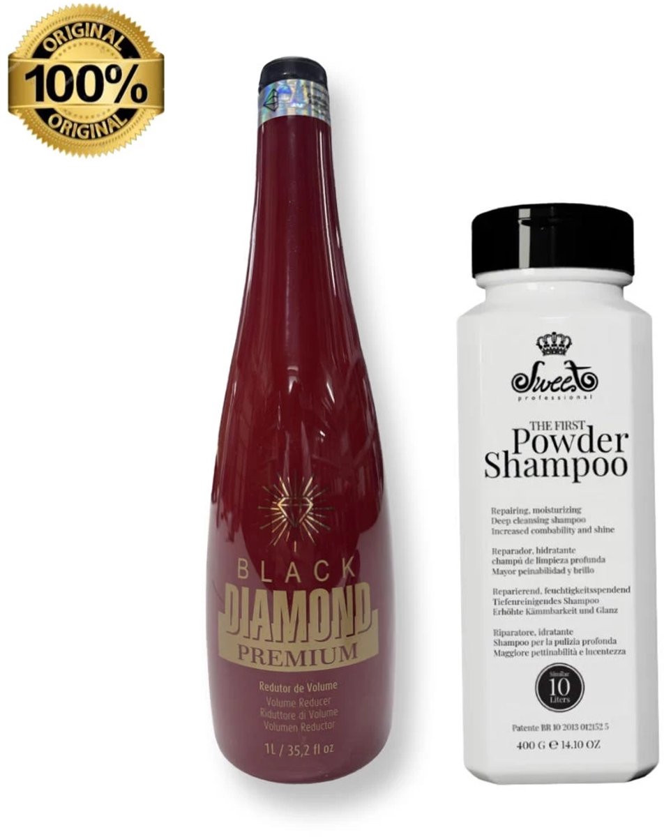 Black Diamond Premium 1000 ml & Sweet Hair Shampoo deep Nr 1