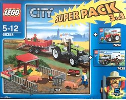 LEGO City 66358 Super Pack 3 in 1 (7684 + 7634 + 7635)