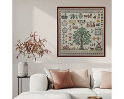 borduurpakket 1014 merklap, stamboom