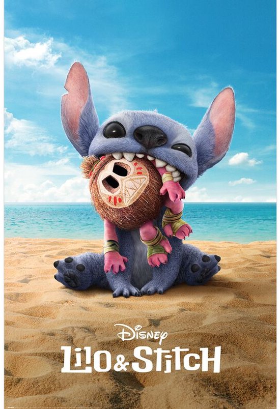 Lilo & Stitch Moana Unisex Poster - meerkleurig - Standard