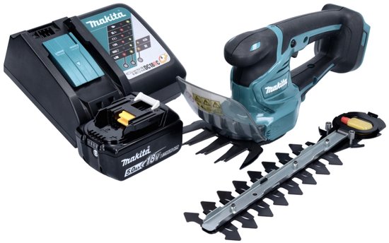 Makita DUM 111 RTX accugrasschaar heggenschaar 18 V + 1x oplaadbare accu 5.0 Ah + lader — afbeelding 4