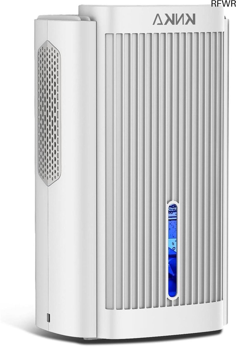 RFWR® Luchtontvochtiger 1,1 l voor Ruimtes tot 30 m² - Stil en Energiebesparend
