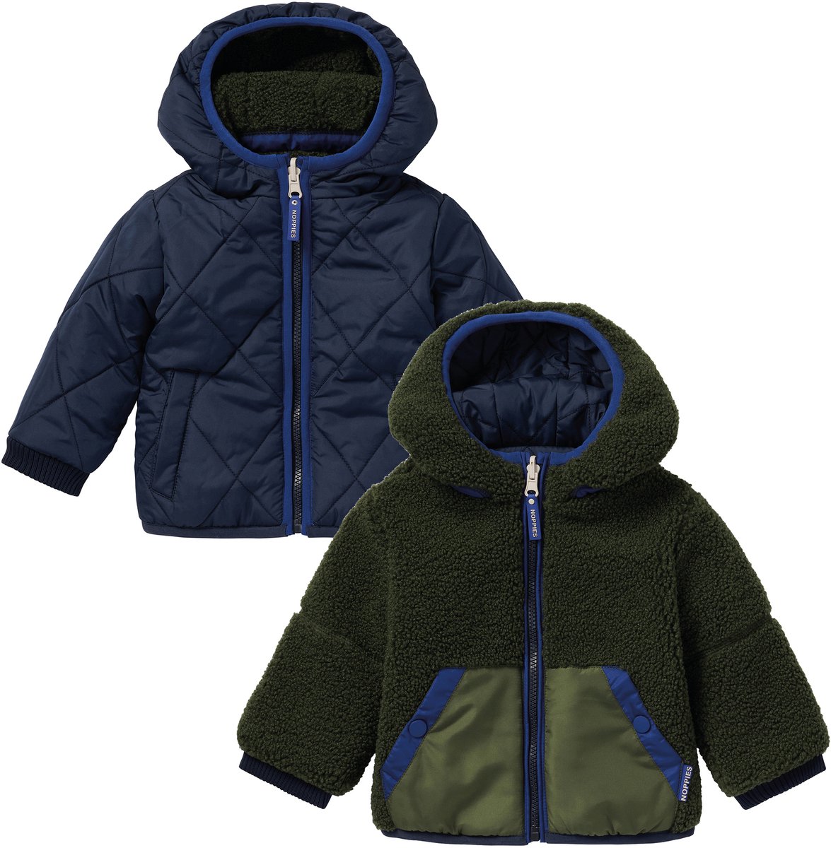 Noppies Reversible Jacket Gormaz Jongens Jas - Maat 80