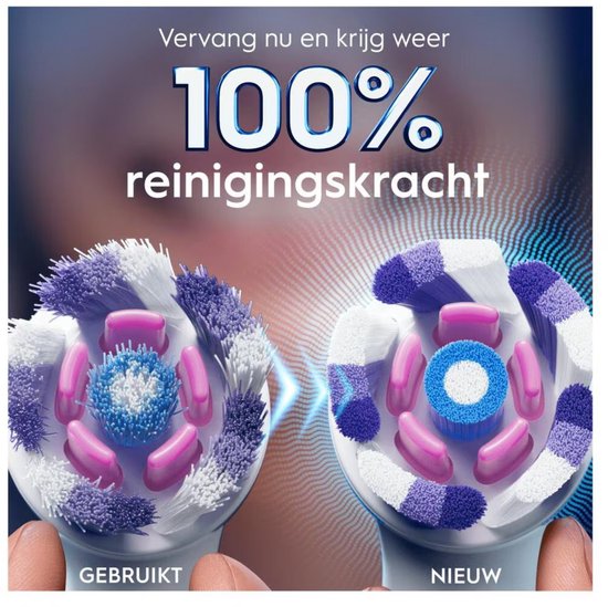 Oral-B iO Radiant White Opzetborstels Wit - 2 Stuks