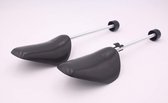 Allecto Plus - Schoenoprekkers voor Volwassenen met Verstelbare Lengte - Set van 2 - Zwart - Kunststof - Schoenvormers voor Laarzen, Hoge Hakken en Sneakers (Heren)