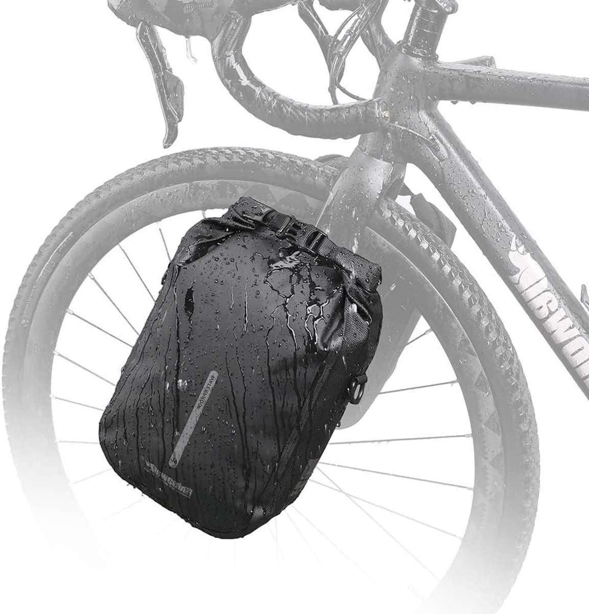 Fietsvoorvork tas waterdichte 4-6L voor bikepacking en touring fietsen met quick release
