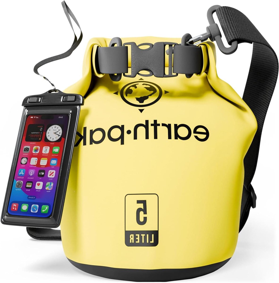 Waterdichte Dry Bag - Roll Top Rugzak Zak Houdt Gear Droog voor Kajak met Waterdichte Telefoon Case by Earth Pak