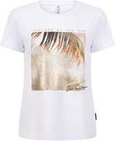 Zoso T-shirt Nanda 253 0016 0007 White/sand Dames Maat - XL