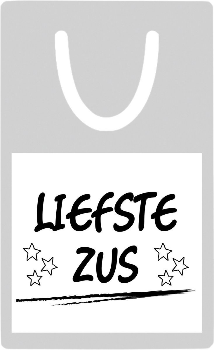Hacebo® - Liefste zus metalen boekenlegger- Zus - je zus - verjaardagscadeau - cadeau voor zus - gift - kado Bladwijzer boekenleggers - 7.6 cm x 5cm