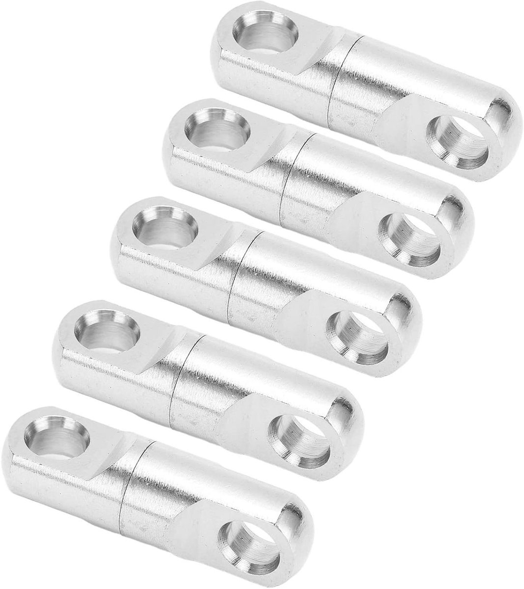 Allecto Plus - RVS + Koperen 360° Rotatie Snelle Verbindingsvis Glands - 5 stuks (9#) - Haken zijn ideaal voor sportvissers
