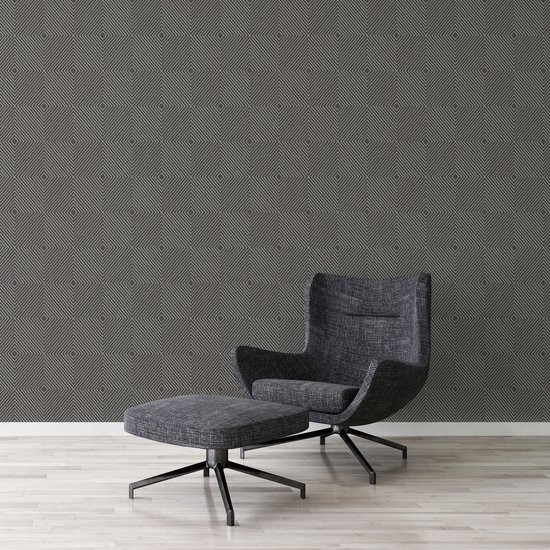 Papier peint Metropolitan Stories Copenhagen design noir