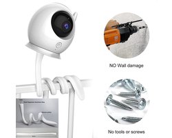 Actie4you® – Babyfoonhouder – Camera Houder – Babyfoon Standaard – Babyfoon Houder – Babyfoon Bevestiging – Babyfoonhouder voor Bed – Standaard – Flexibel – Wit