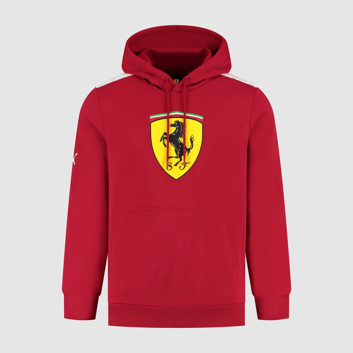 Ferrari Logo Hoody Dark Cherry 2025 Lewis Hamilton Charles LeClerc Formule 1 Rood