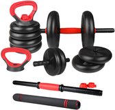 Bol.com Fitby Dumbbells 20 KG - Dumbbell - Gewichten Set - Verstelbare Dumbells - Halterset - Dumbbell Set - Kettlebell aanbieding