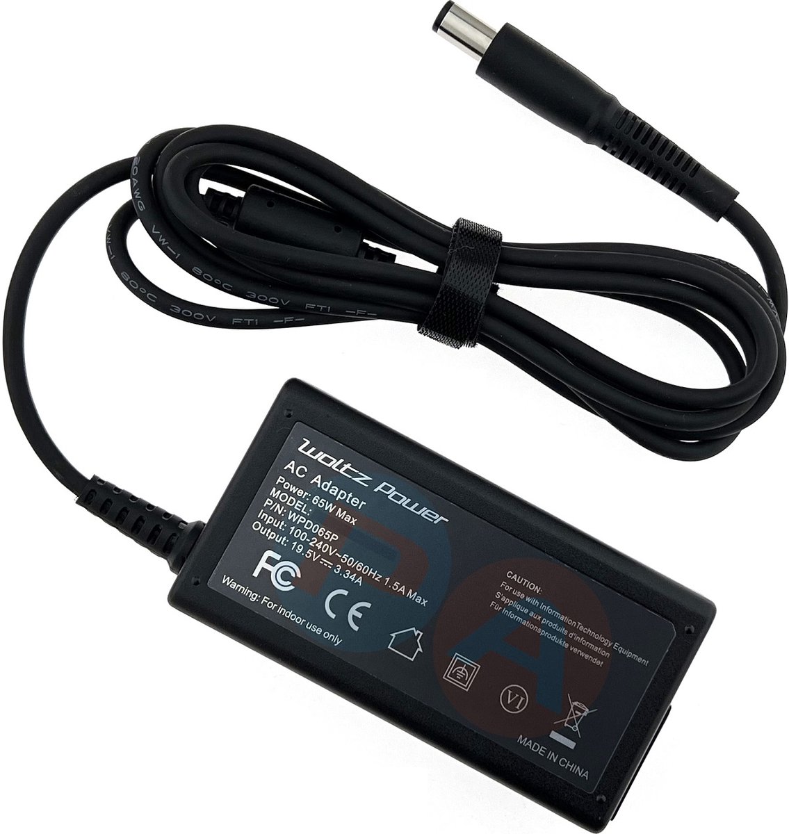 65W Laptop Oplader geschikt voor Dell Inspiron 13R N3010 - Smart Pin 7.4x5.0mm