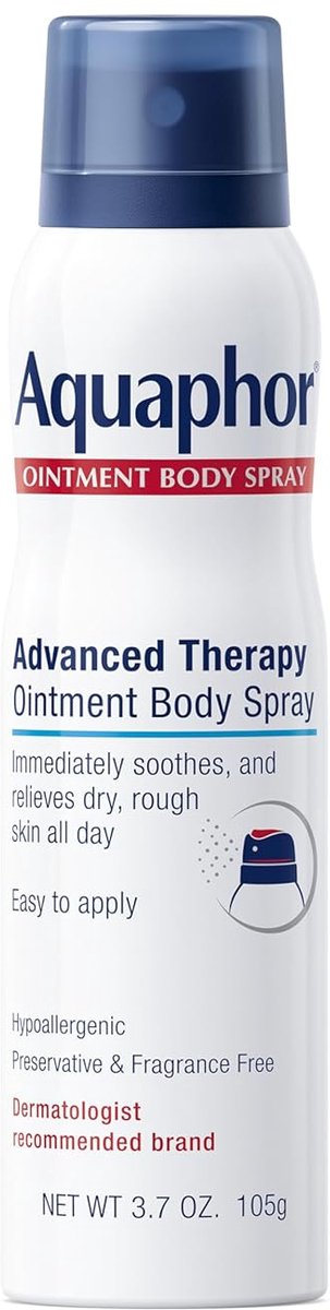 Aquaphor Verzachtende Huidverzorgingsspray – Hydraterende Body Spray voor Droge of Gevoelige Huid – 105 g