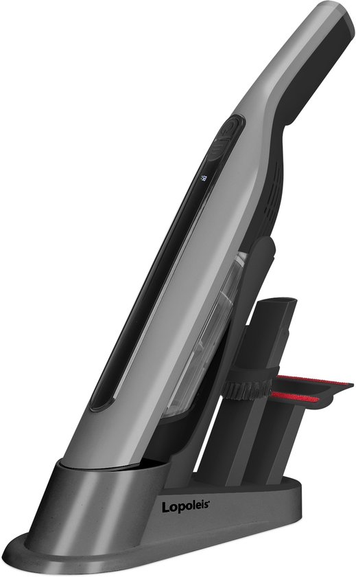Lopoleis® Kruimelzuiger – Handstofzuiger Snoerloos – Met Oplaadstation – Auto Stofzuiger – Krachtigere Zuigkracht – Incl. verschillende Opzetstukken