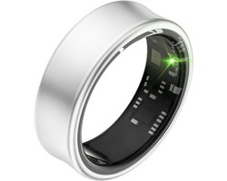 Focus® S2 Smart Ring - Zilver - Maat 10 - AI Coach - Hartslag - Menstruatiecyclus - Slaap Monitor - Herstelscore - Slimme Ring - Sport Prestatie - Stappenteller -IP68 Waterdicht - O2 Meting - Dames - Heren - Wearables - Oplaad Case - beschermring