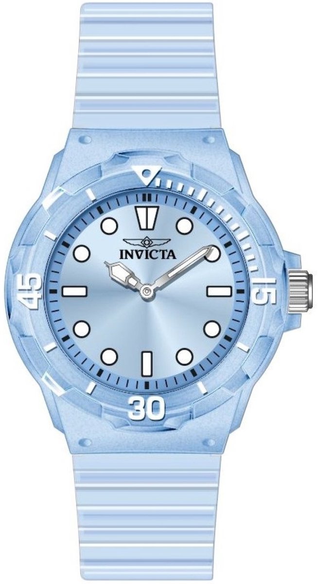 Invicta Celestial 49209 Dames Horloge - Waterdicht - Analoog - Quartz Uurwerk - Plastic met blauwe Wijzerplaat - 35mm