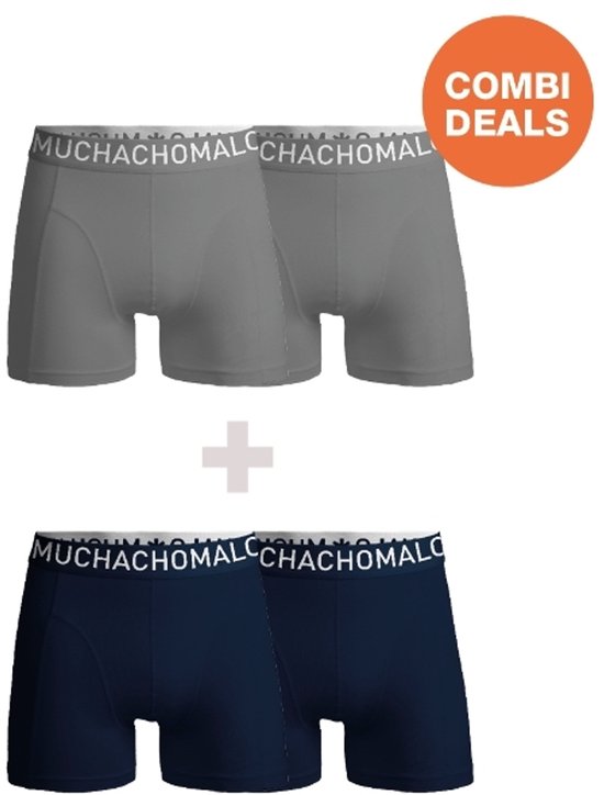 Boxers Muchachomalo pour homme - Lot de 4 - Taille M - Microfibre - Sous-vêtements pour homme