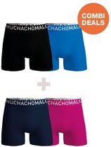 Muchachomalo Boxershort Heren – 4 Pack – Microfiber – Sport Ondergoed – Kleding – Heren Ondergoed – Sneldrogend – Onderbroeken Heren