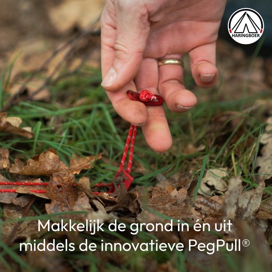 Haringboer® Tentharingen - 18 cm Y-vorm Haringen - 16 stuks Grondpennen - Lichtgewicht 12 gram per stuk - Aluminium (7000-series) Haringen Tent - Zachte tot Middelharde Ondergrond - Inclusief Trekkoord en Haringzak van Haringboer® — afbeelding 3
