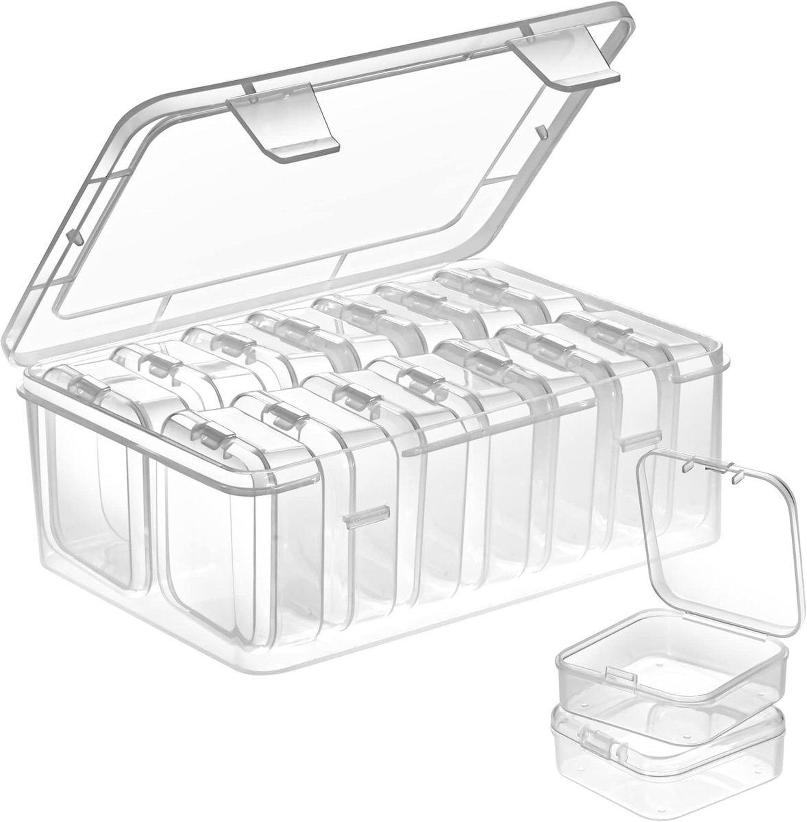 SmartStore - Compacte opbergdoos L Deksel - Grijs