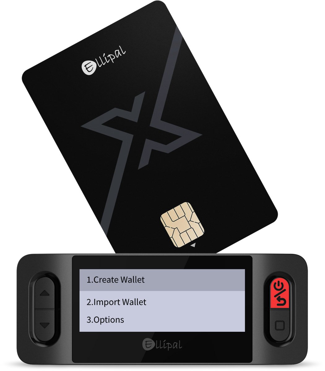 Ellipal X Card (incl. X Starter) - Hardware Wallet - Air-Gapped Security - CC EAL6+ Chip - Crypto Cold Storage