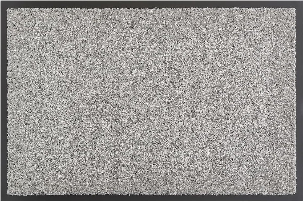 Ibenzoa Zilveren Deurmat voor Binnen en Overdekte Buitenruimtes - Antislip en Gemakkelijk te Reinigen