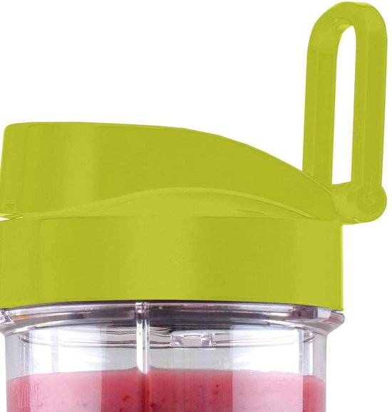 Trebs 99331 - Smoothie to go - RVS 99331 Comfortjuicer voor het snel bereiden van smoothies, sappen en sportdranken - groen van Trebs — afbeelding 2