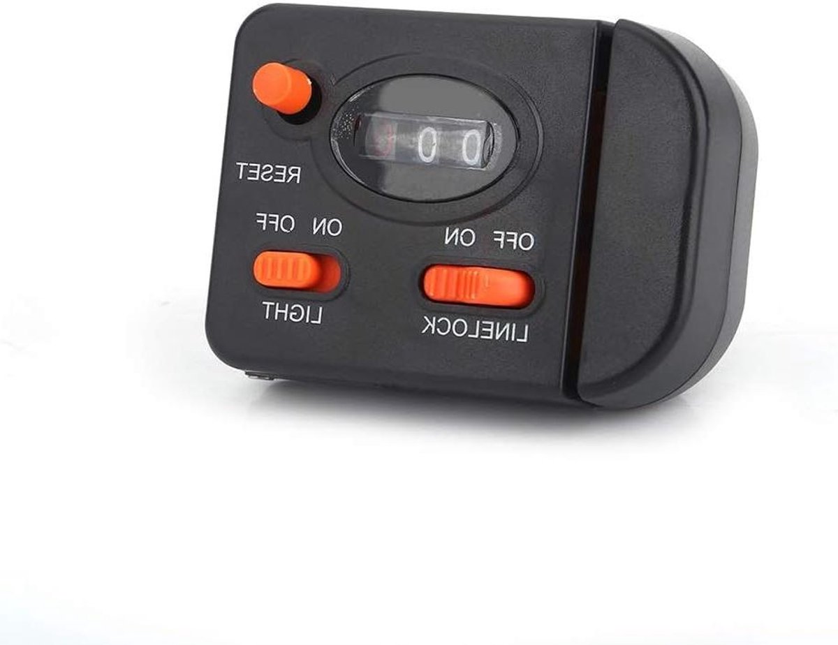 Allecto Plus - Dieptemeter voor Vissen - Digitaal met Teller - ABS Materiaal - Vislijn Meter - Voor Hengelsport