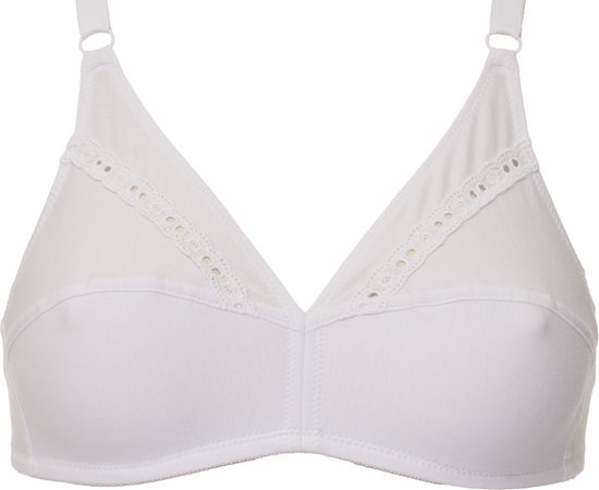 Guy de France - BH à armatures - coton blanc - 80B