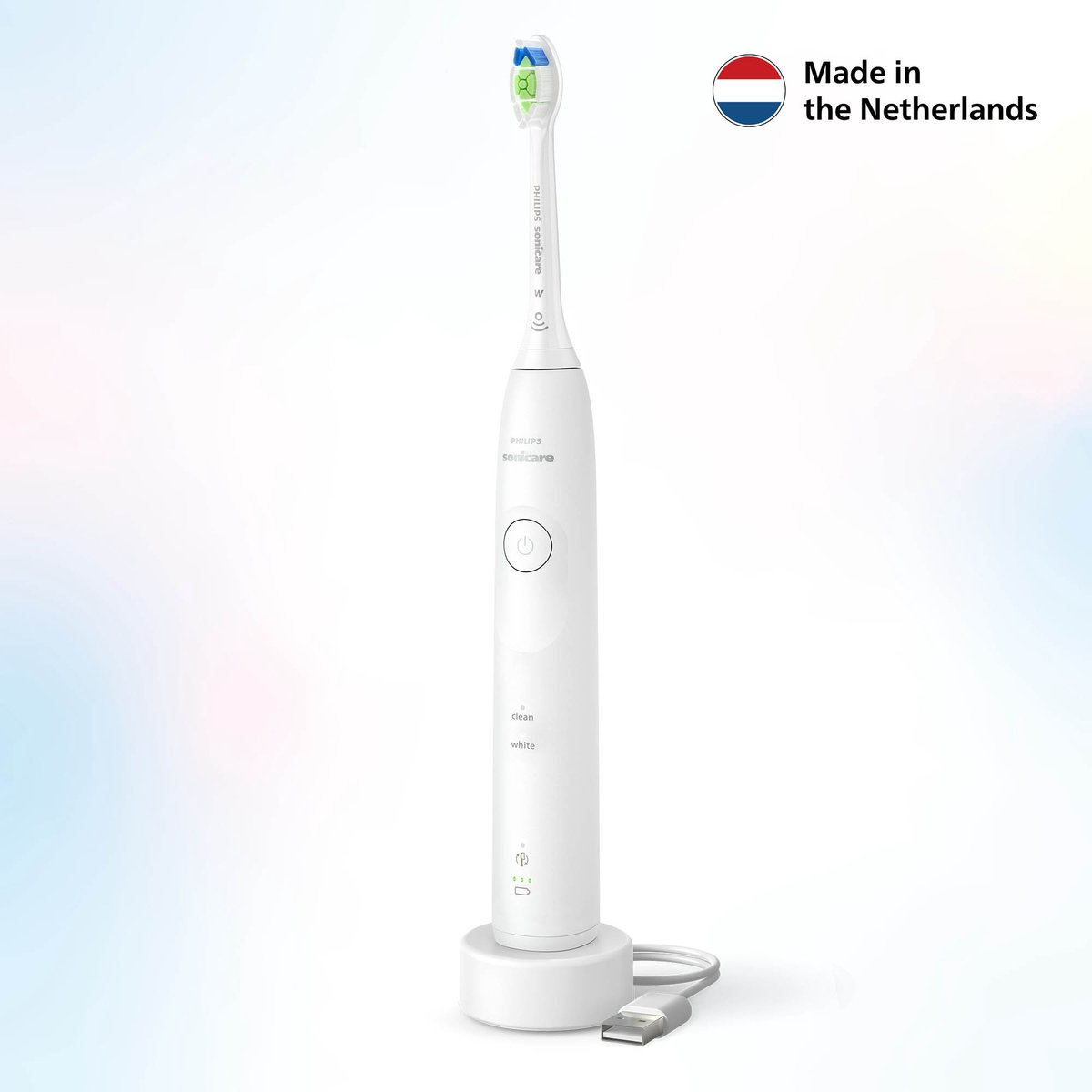 Afbeelding 2 van Philips Sonicare 5500 Series - Elektrische Tandenborstel - Wit - Wittere tanden - HX7110/01