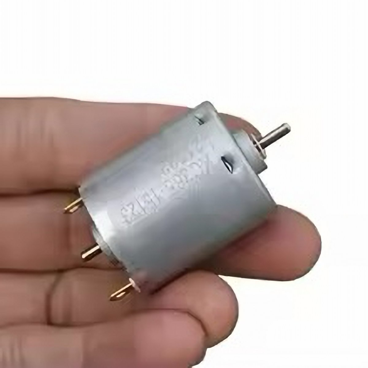 2X Hoogwaardige stille 370 mini-motor, DC12-24V breedspannings-koolborstelmotor, geschikt voor langdurig gebruik, ideaal voor doe-het-zelfprojecten.