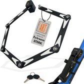 Maxx-Locks Vouwslot - ART 2 Keurmerk - Fietsslot van Gehard Staal - Slot voor Electrische Fietsen en Fatbike - Met Houder - 95 cm