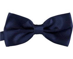 Vlinderdas – donkerblauw – strik – vlinderstrik - voorgestrikt - Cadeau