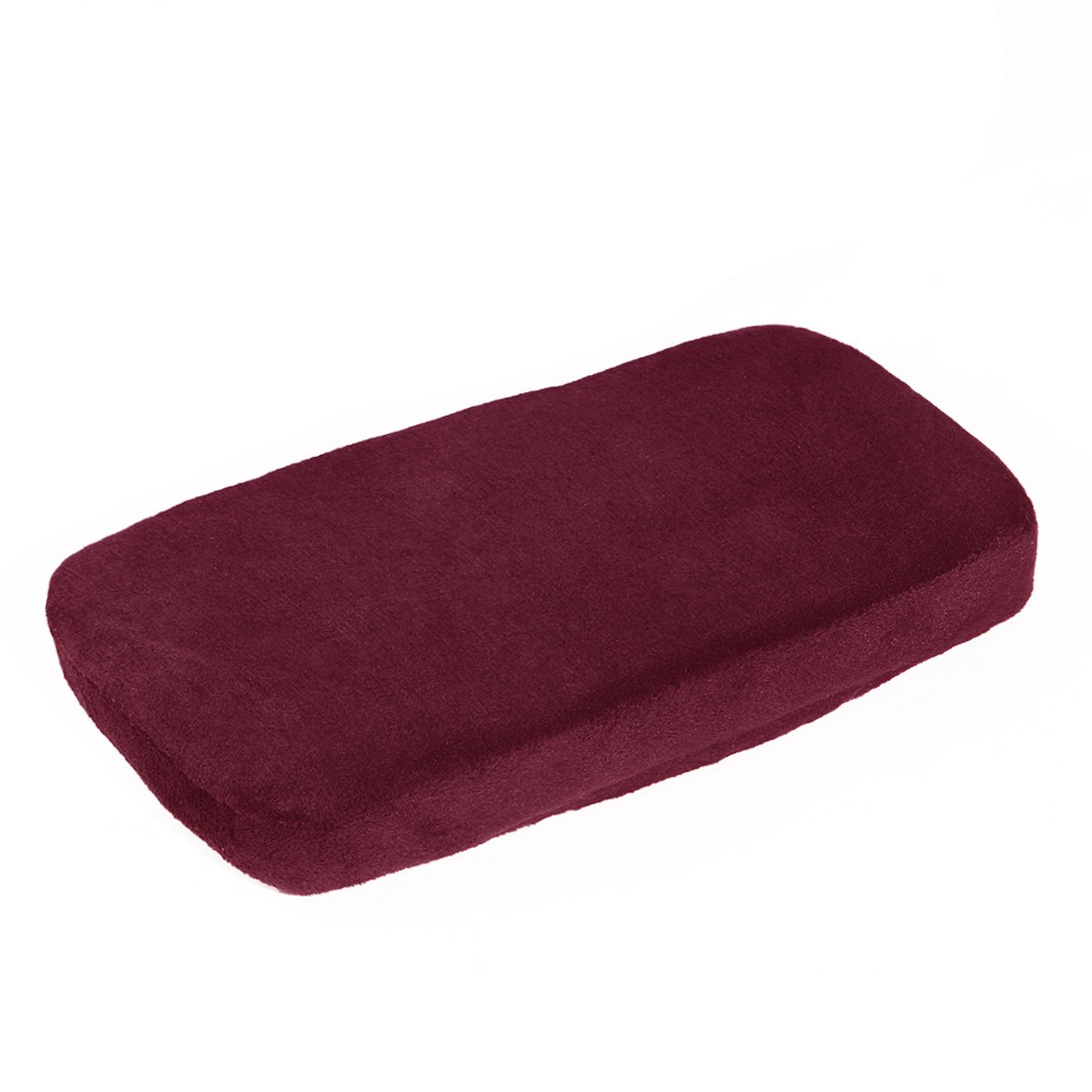 Set van 2 armleuningkussens, ergonomische armleuningkussens van traagschuim voor kantoorstoelen, comfortabele armleuninghoezen voor gamingstoelen ter verlichting van de druk op ellebogen en onderarmen, rekbare pasvorm,Wijnrood
