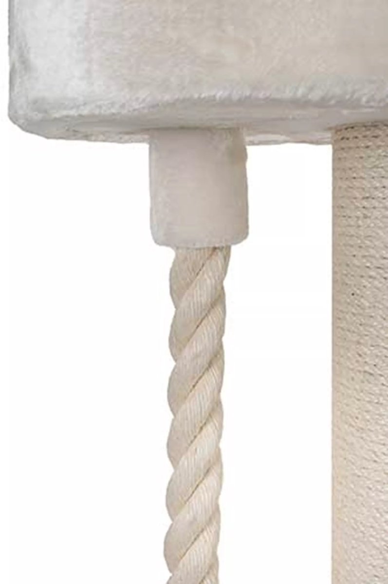 Quapas - XXL krabpaal - katten krabpaal - groot - maine coon - boskat - Sturdy creame - 44kg - 143cm h thumbnail 3