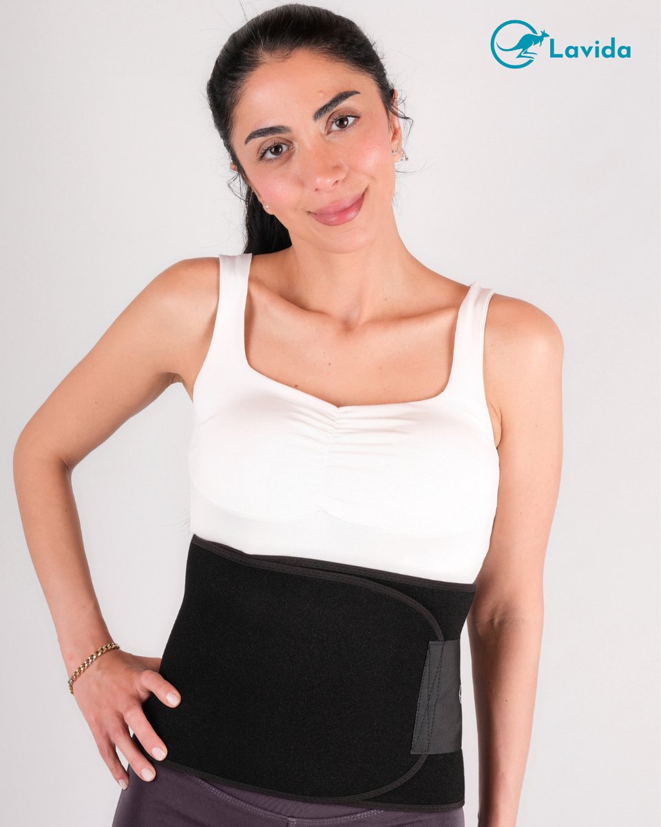 Goedkoopste Lavida®Waist trainer-Zweetband - Korset- Buikband Afvallen- Afslanken -Vrouw&Man -Zweetband - Sauna Band-One Size -Zwart